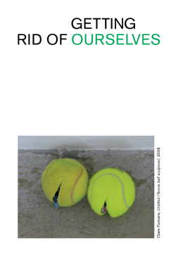 Cla ire F ontain e, Untitled (Tennis ball sculpture
