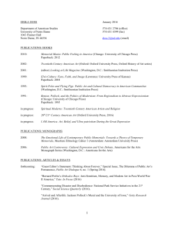 PLAIN (Word5) - Department of American Studies