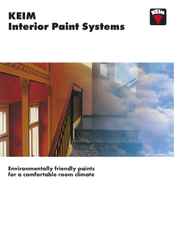 KEIM Interior Paint Systems