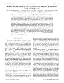 Diffusion of barium atoms in the 6s5d 3DJ metastable levels and the