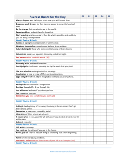 100 Success Quote Chart - Is Your Child a Money Master or Money