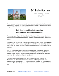 - DC Bully Busters!