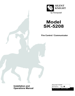 Model SK-5208 - Silent Knight