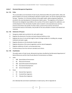 Cook County Zoning Ordinance &ndash; Article 2