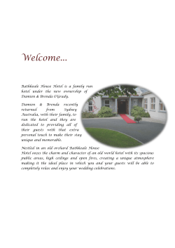 Evening Reception - Rathkeale House Hotel