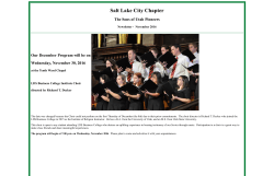 November - SUP SLC Chapter