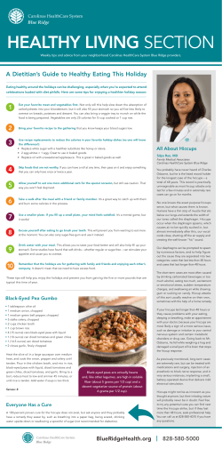 A Dietitian`s Guide to Healthy Eating This Holiday