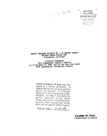 GRAVITY DRAINAGE OISTRECT RAPZDES PARZSH UnOer