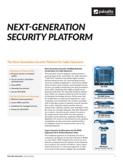 next-generation security platform