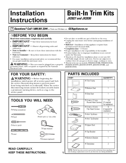 Installation Instructions