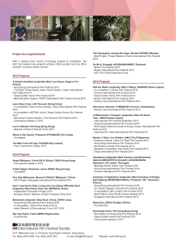 Project Accomplishments 2015 Projects 2014 Projects 2013 Projects