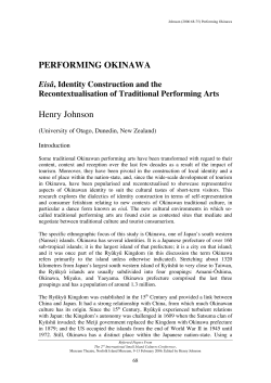 Performing Okinawa