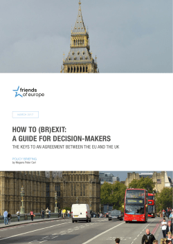 (br)exit: a guide for decision-makers