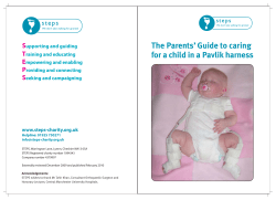 The Parents` Guide to caring for a child in a Pavlik harness
