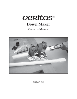 Dowel Maker - Fine Tools