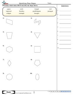 Identifying Plane Shapes