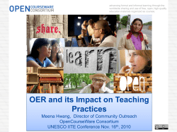 The OCW Consortium