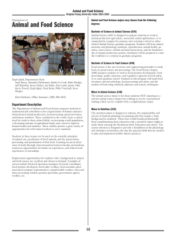 Animal and Food Science - BYU