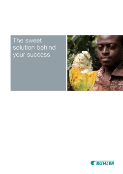 The sweet solution behind your success.