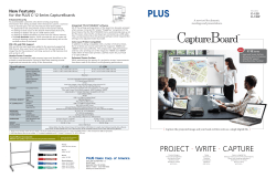 CaptureBoard - PLUS Corporation of America