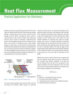 Heat Flux Measurement - Advanced Thermal Solutions, Inc.