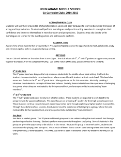 JOHN ADAMS MIDDLE SCHOOL