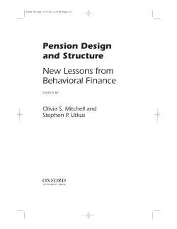 Employee Investment Decisions About Company Stock