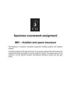 specimen coursework assignment