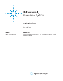 Hydrocarbons, C Separation of C olefins