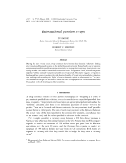 International pension swaps