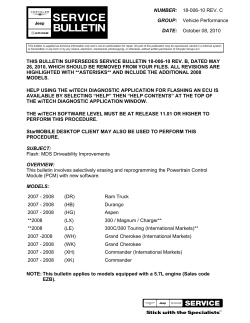 this bulletin supersedes service bulletin 18-006-10 rev. b