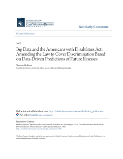 Big Data and the Americans with Disabilities Act