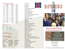 Brochure English - Revere Public Schools