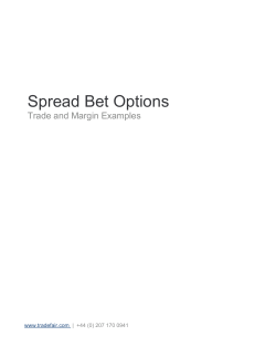 Spread Bet Options