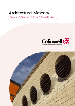 Architectural Masonry