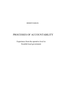 Accountability - GUPEA - Göteborgs universitet