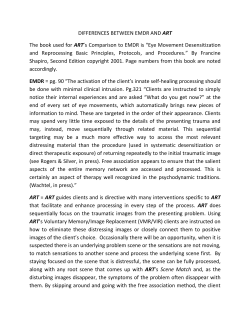 differences between emdr and art