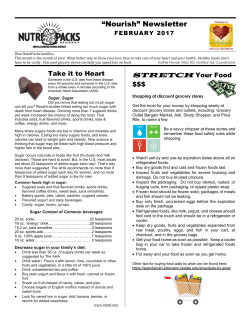 information - Nutripacks