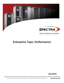 Enterprise Tape: Performance