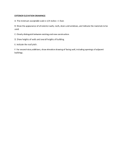 Exterior Elevation Drawing Requirements