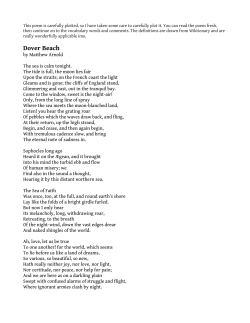Dover Beach - WordPress.com