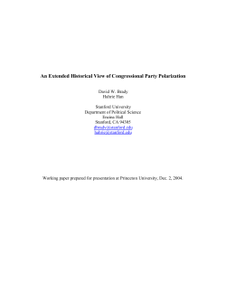 An Extended Historical View of Congressional Party Polarization
