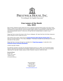 The Yellow Wallpaper