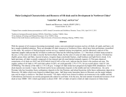 Main Geological Characteristics and Resource of Oil shale and its