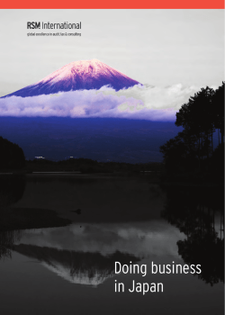 Doing business in Japan