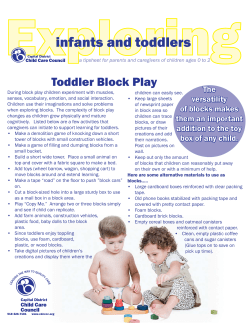 Toddler Block Play
