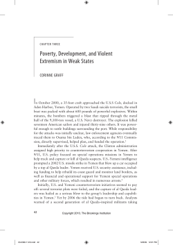 poverty, Development, and Violent extremism in Weak States