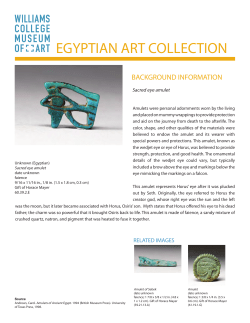EGYPTIAN ART COLLECTION