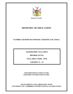 ministry of education