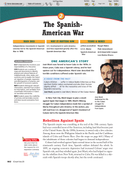 The Spanish- American War